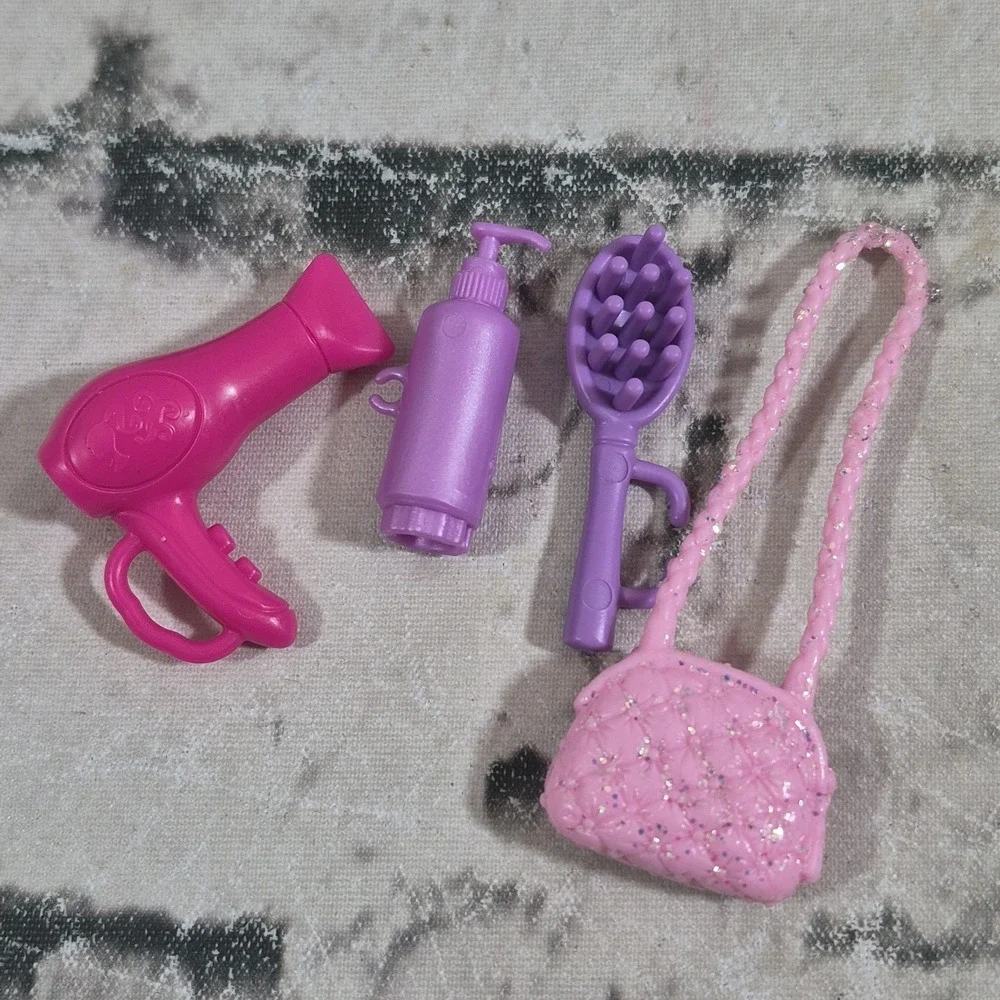 Barbie Doll Clothes Lot Summer Vacation Shorts Tops Luggage Cats Bags Sunglasses